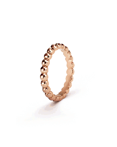 Perlée pearls of gold ring, medium model